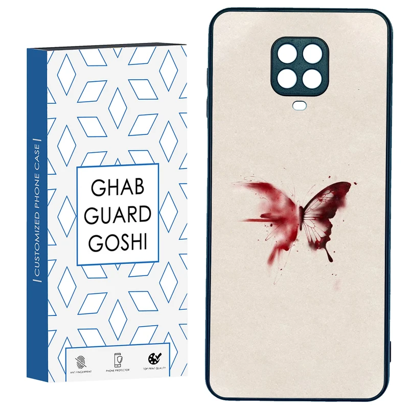 کاور قاب گارد گوشی طرح پروانه کد TPU-297 مناسب برای گوشی موبایل شیائومی Redmi Note 9 pro / Note 9s