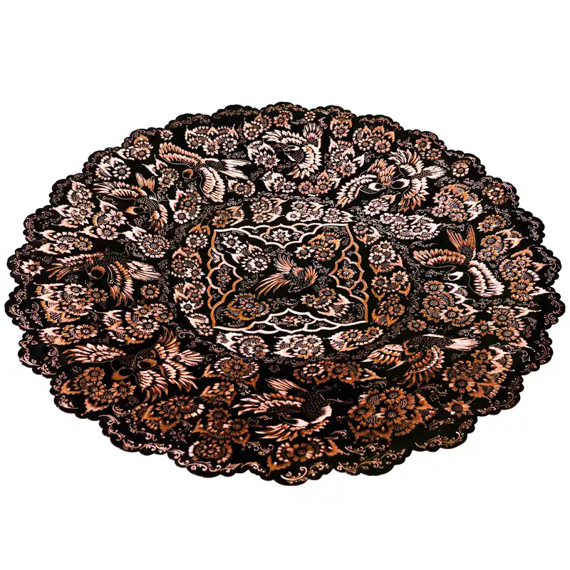 سینی مسی مدل الماس تراش کد HQ60