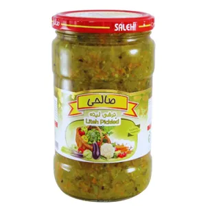 ترشی لیته پاستوریزه ممتاز صالحی - 650 گرم مجموعه 12 عددی
