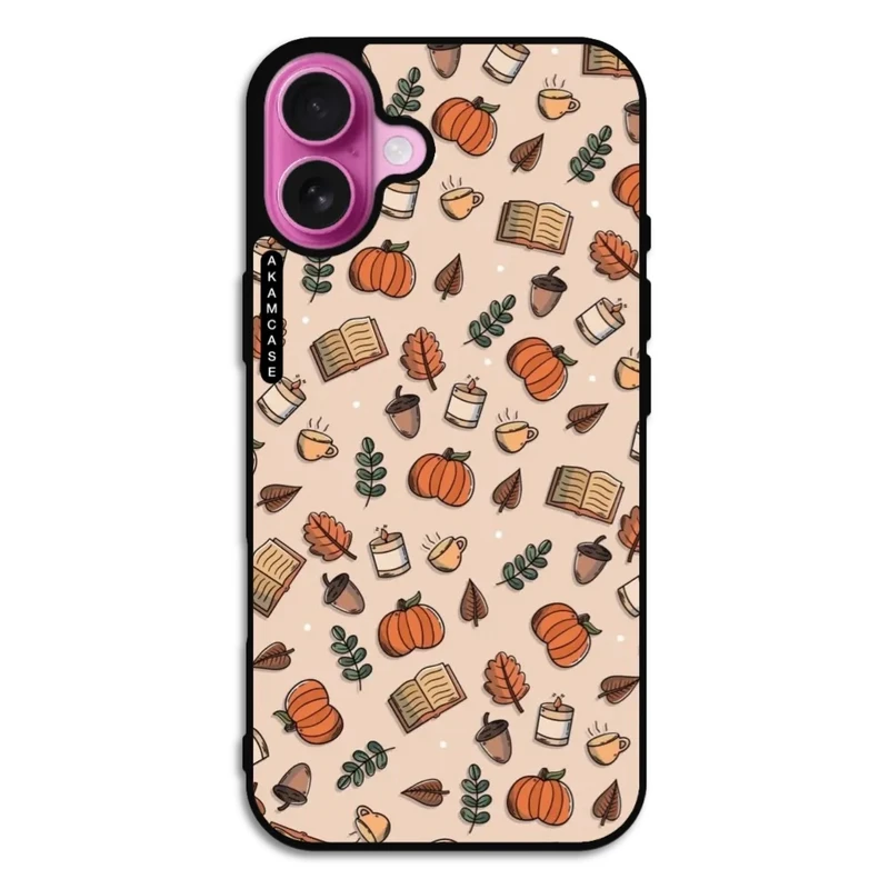کاور آکام مدل AMC-WA16PLUS-PUMPKIN-7 مناسب برای گوشی موبایل اپل iPhone 16 Plus