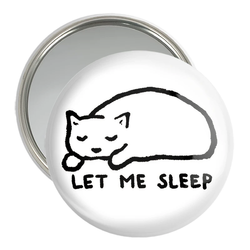 آینه جیبی خندالو مدل گربه خوابالو کد 29303