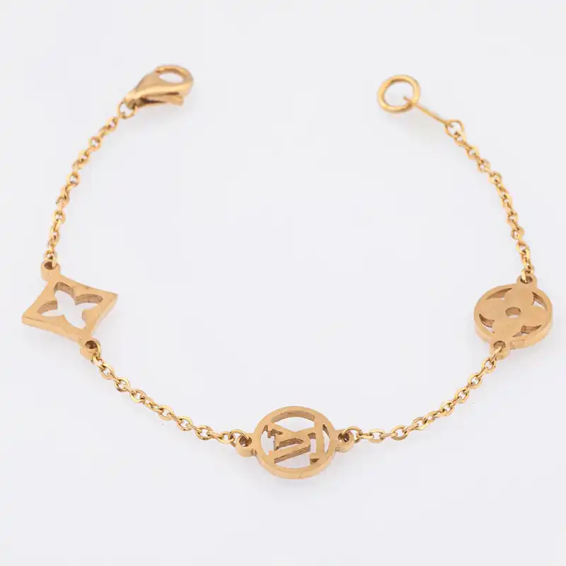 دستبند طلا 18 عیار زنانه مدل پلاک