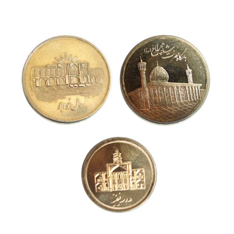 سکه تزئینی مدل kfs-1003 مجموعه 3 عددی