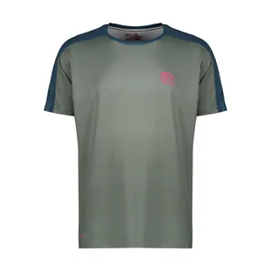 تی شرت آستین کوتاه ورزشی مردانه گلایدر مدل کول پلاس رنگ طوسی