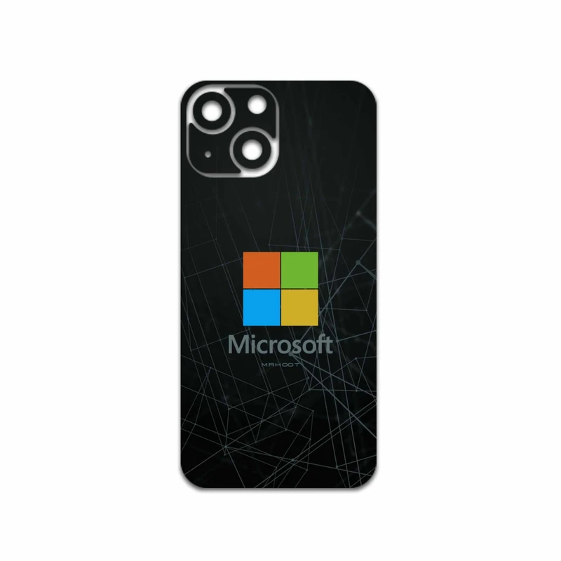 برچسب پوششی ماهوت مدل Microsoft-Logo مناسب برای گوشی موبایل اپل iPhone 13 Mini