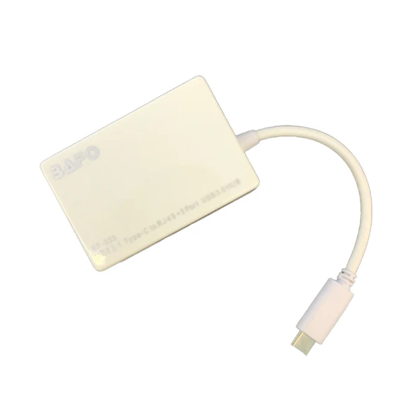 مبدل USB-c به USB 3.0 و LAN بافو مدل BF-333