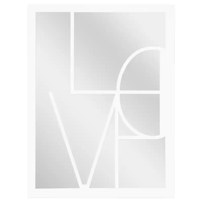 تابلو آینه الف طرح LOVE کد S-1