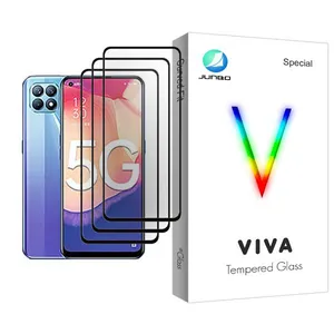 Junbo Viva Glass MIX003 Screen Protector For Oppo Reno4 SE Pack Of 3