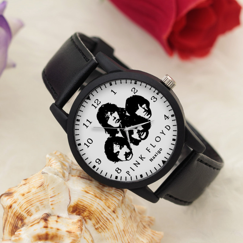 ساعت مچی عقربه ای ناکسیگو طرح Pink Floyd کد LF4227