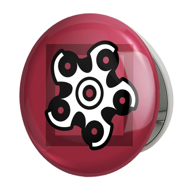 آینه جیبی خندالو طرح hibana  بازی رینبو سیکس سیج  مدل تاشو کد 30353