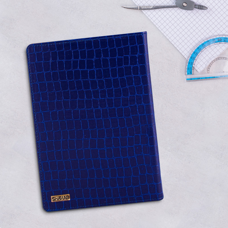 دفتر کلاسوری شهاب مدل چرمی پوست ماری