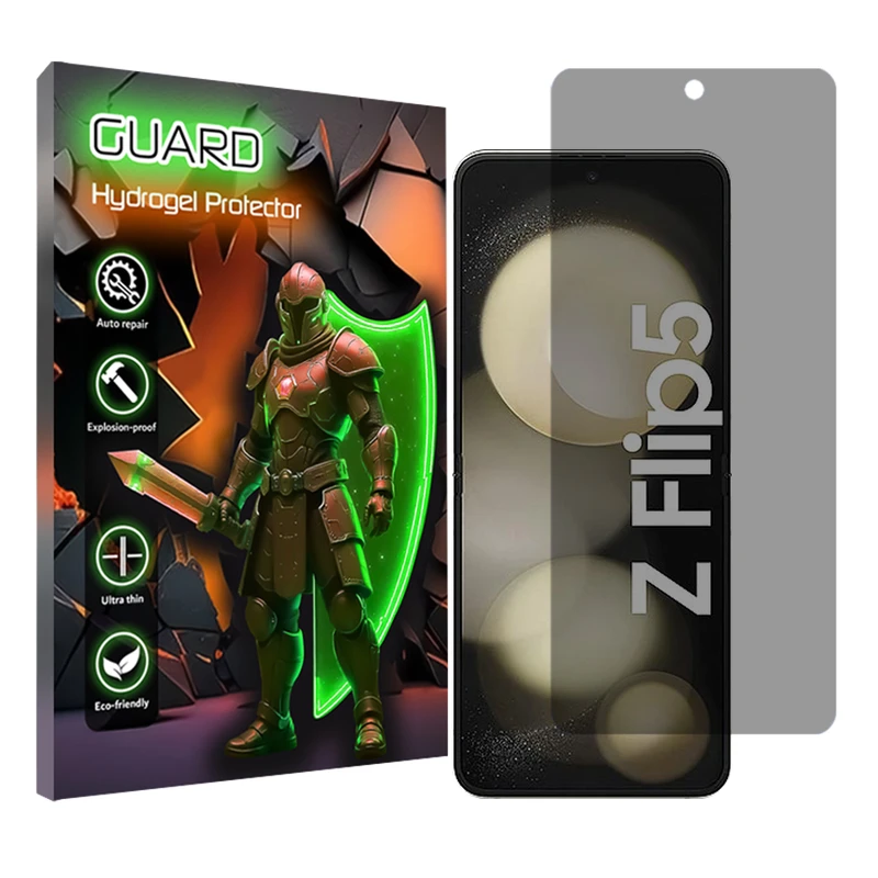 محافظ صفحه نمایش حریم شخصی گارد مدل Tough مناسب برای گوشی موبایل سامسونگ Galaxy Z Flip5