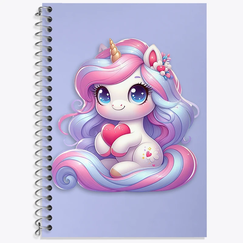 دفتر لغت 50 برگ خندالو طرح اسب تک شاخ کد F2871