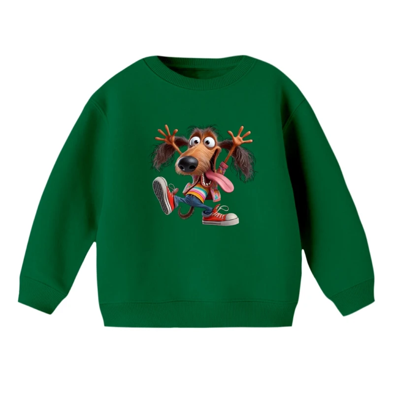 سویشرت بچگانه مدل سگ شاد 