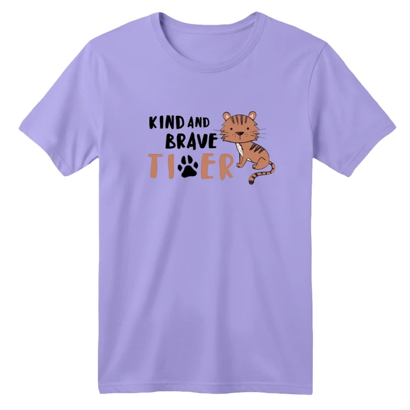 تی‌شرت آستین کوتاه لانگ بچگانه مدل ببر