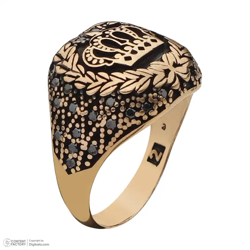 انگشتر مردانه مدل تاج کلاسیک