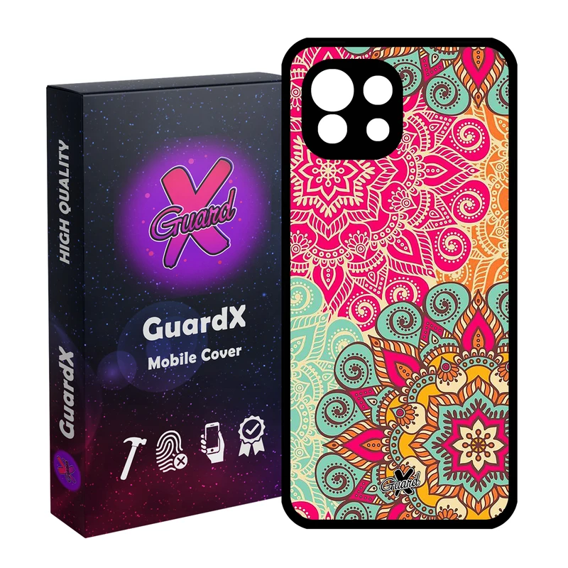 کاور گارد ایکس طرح Mandala مدل Glass10214 مناسب برای گوشی موبایل شیائومی Mi 11 Lite