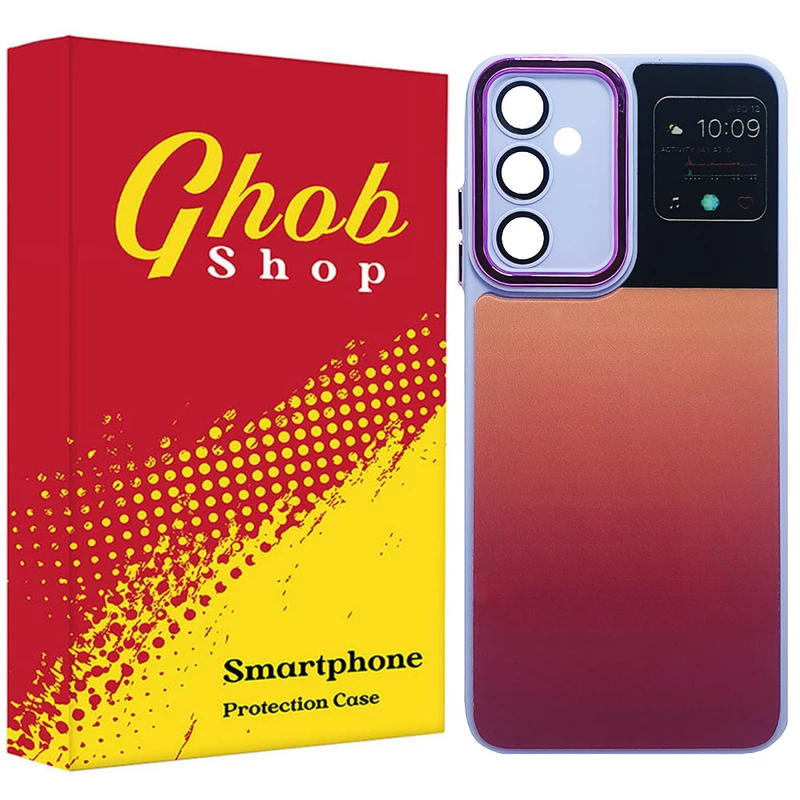 کاور قاب شاپ طرح دو رنگ مدل Lens مناسب برای گوشی موبایل سامسونگ Galaxy S23 FE / S23 FE 5G