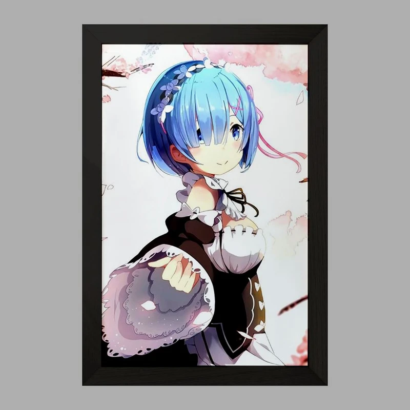 تابلو خندالو مدل رم انیمه ری زیرو ReZero  کد 12849