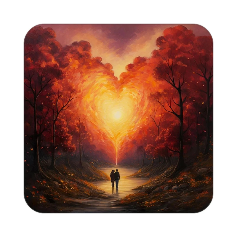 زیر لیوانی کاکتی مدل عاشقانه کد mp12763