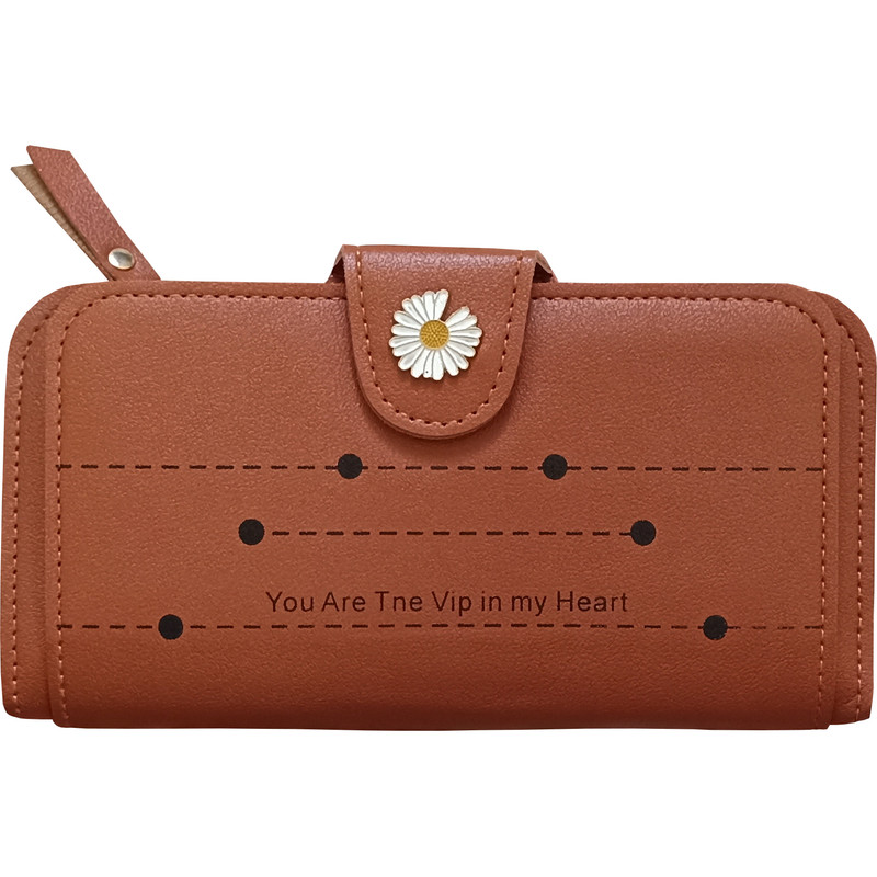 کیف پول زنانه مدل گل مروارید کد 1839