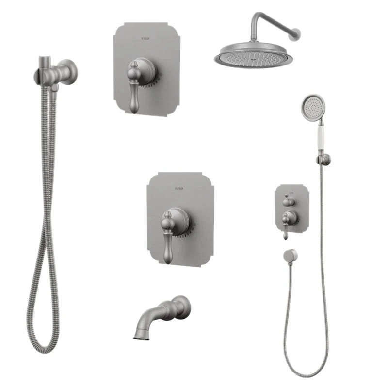 ست شیرآلات کسری مدل ناپل توکار مجموعه 6 عددی