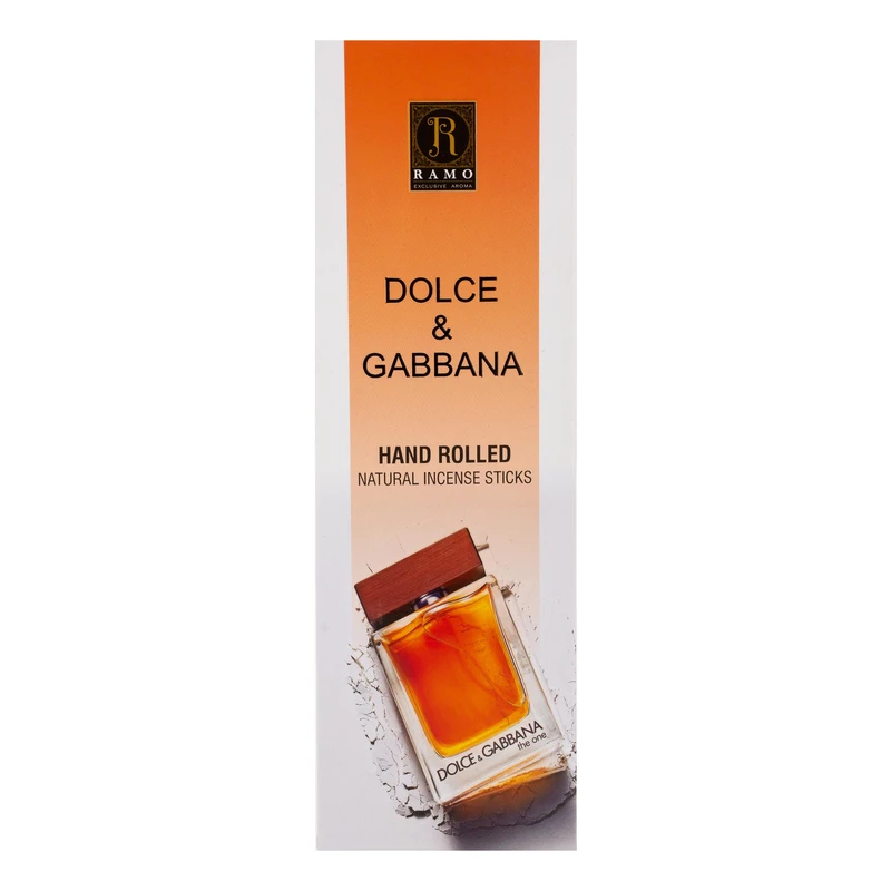 عود رامو مدل 004 رایحه ادکلن  DOLCE AND GABBANA بسته 20 عددی