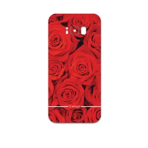 MAHOOT Red-Flower Cover Sticker for Samsung Galaxy S8 Plus