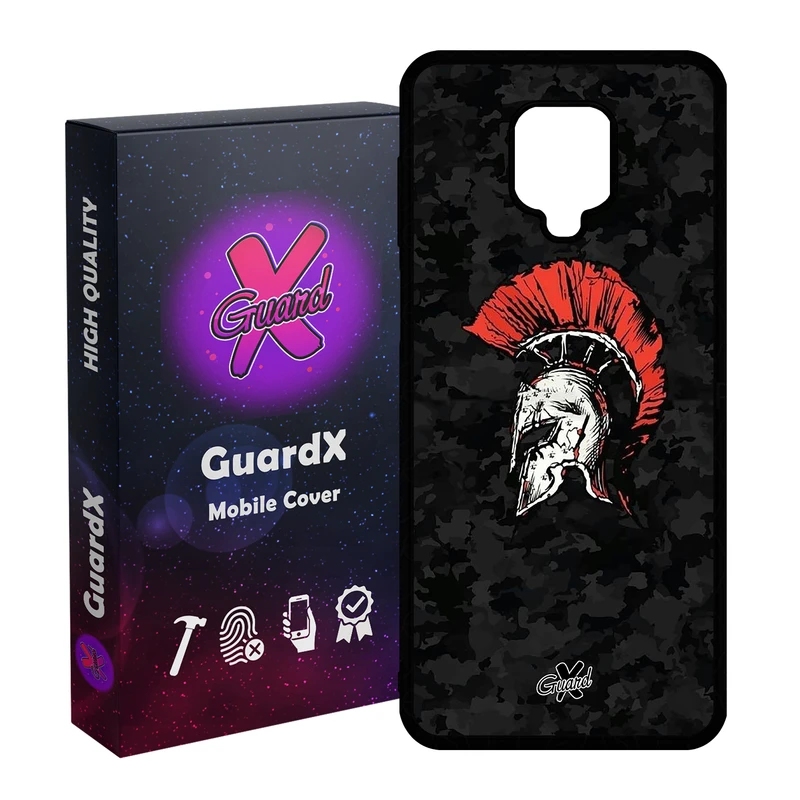 کاور گارد ایکس طرح Gladiator مدل Glass10079 مناسب برای گوشی موبایل شیائومی Redmi Note 9S / Note 9 Pro / Note 9 Pro Max