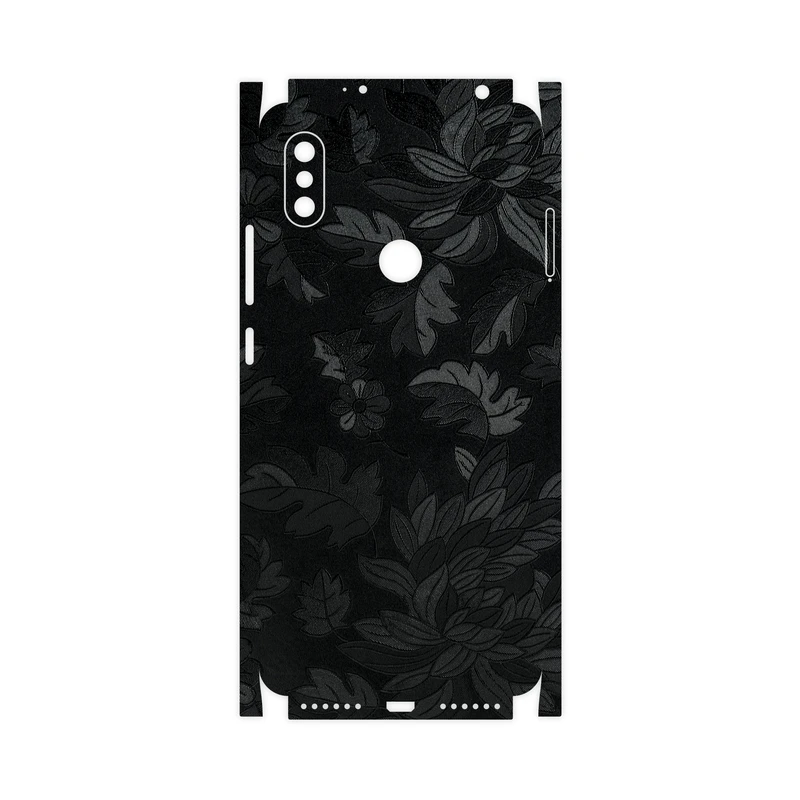 برچسب پوششی ماهوت مدل Black-Wildflower-FullSkin مناسب برای گوشی موبایل شیائومی Redmi S2