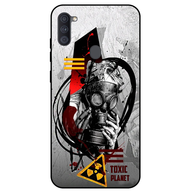 کاور مگافون طرح سمی مدل 2821 مناسب برای گوشی موبایل سامسونگ Galaxy A11 / M11          