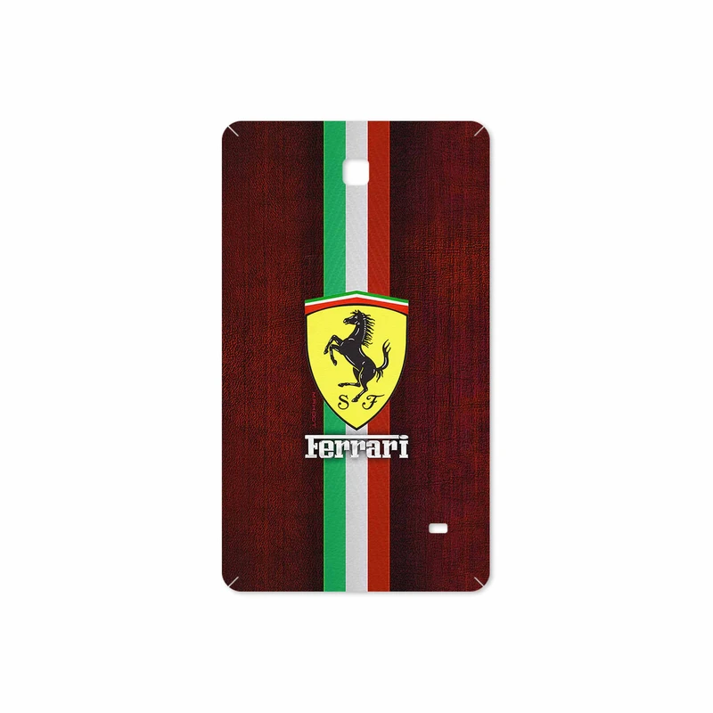 برچسب پوششی ماهوت مدل Ferrari مناسب برای تبلت سامسونگ Galaxy Tab 4 7.0 2014 T231