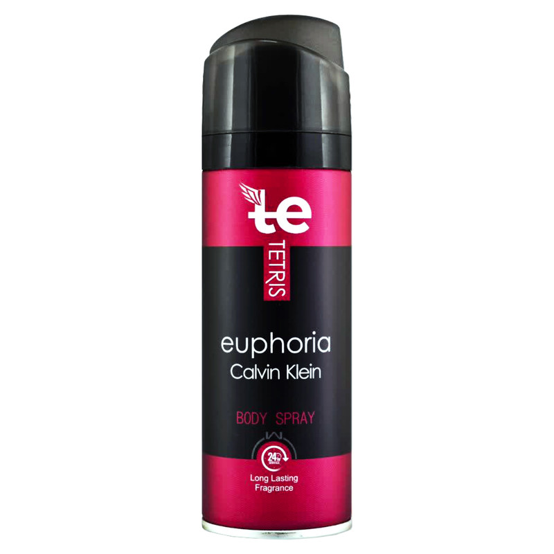 اسپری بدن زنانه تتریس مدل ایفوریا حجم 200 میلی لیتر