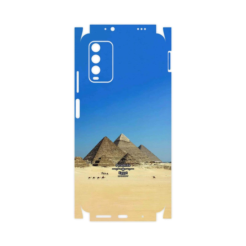 برچسب پوششی ماهوت مدل Pyramids of Egypt-FullSkin مناسب برای گوشی موبایل شیائومی Redmi Note 9 4G