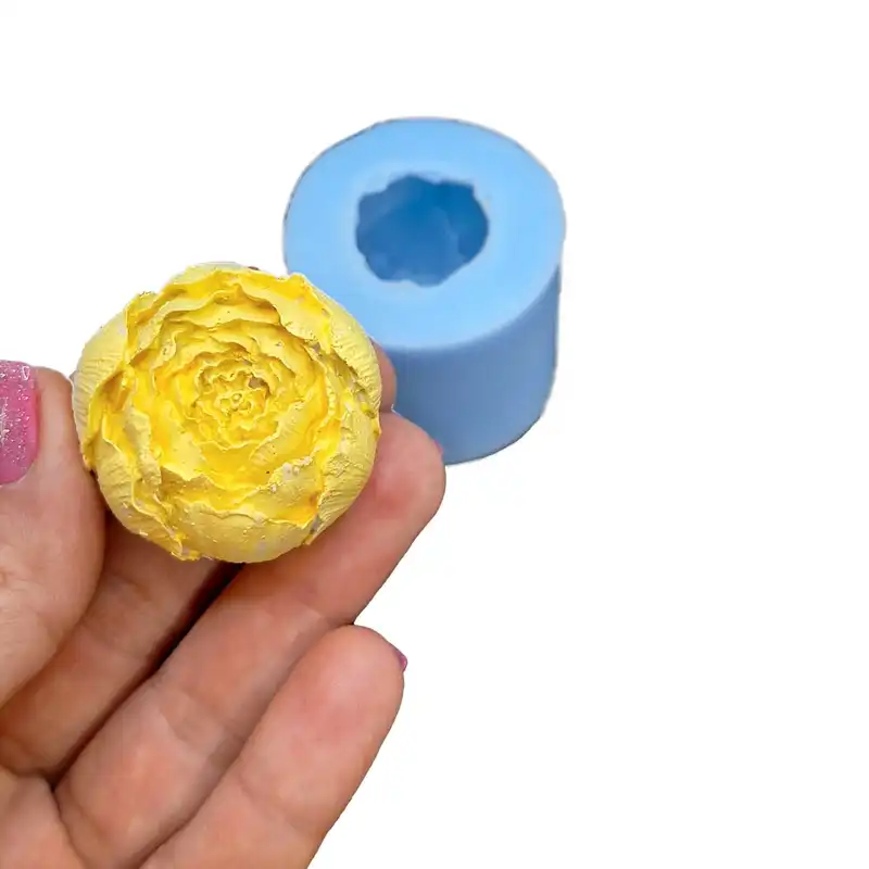 قالب شمع مدل گل رز