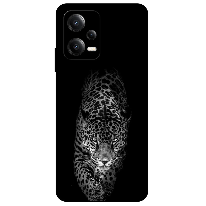 کاور مگافون طرح پلنگ مدل 1879 مناسب برای گوشی موبایل شیائومی Poco X5 5G  