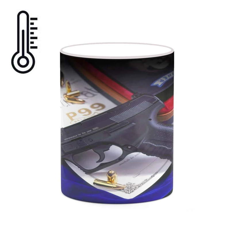 ماگ حرارتی کاکتی مدل اسلحه کد mgh18687