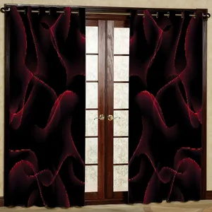   پرده مدل طرح دار مخمل پانچی کد 2205 سایز 140x280 سانتی متر