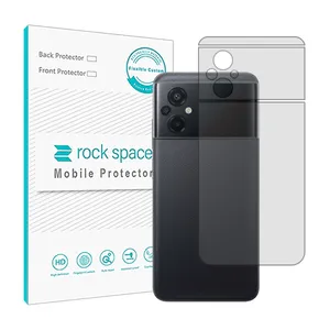 Transparent Rockspace HyGEL model phone back protector suitable for Xiaomi Poco M5 mobile phone