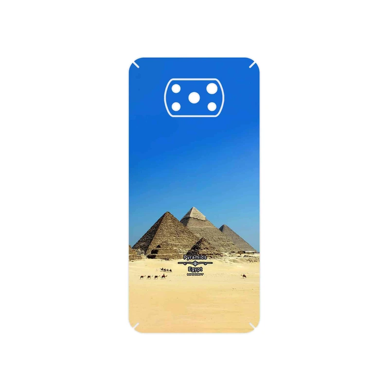 برچسب پوششی ماهوت مدل Pyramids of Egypt مناسب برای گوشی موبایل شیائومی Poco X3 Pro