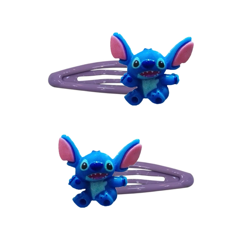 گیره مو دخترانه مدل تق تقی استیچ بسته دو عددی 