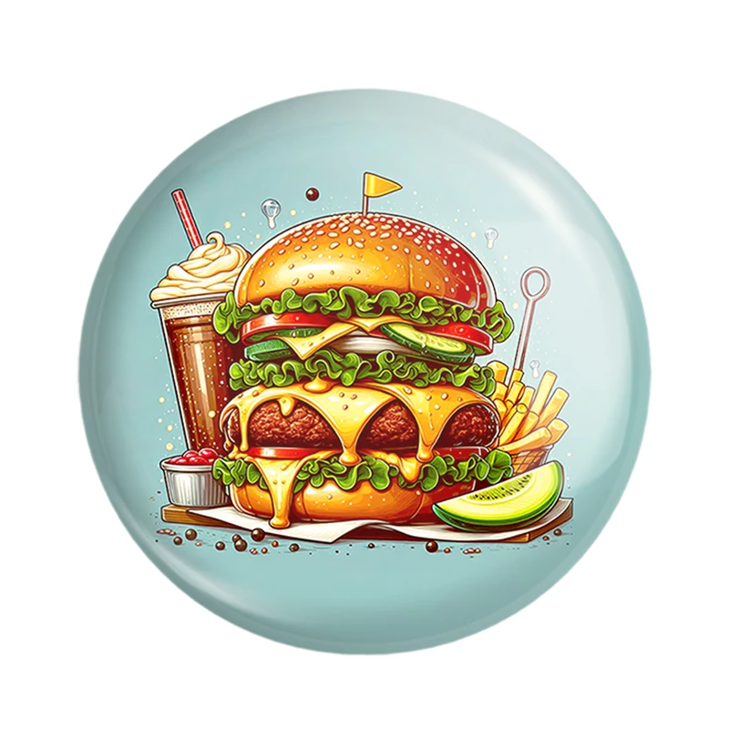 مگنت خندالو مدل فست فود (Fast Food) کد 36570