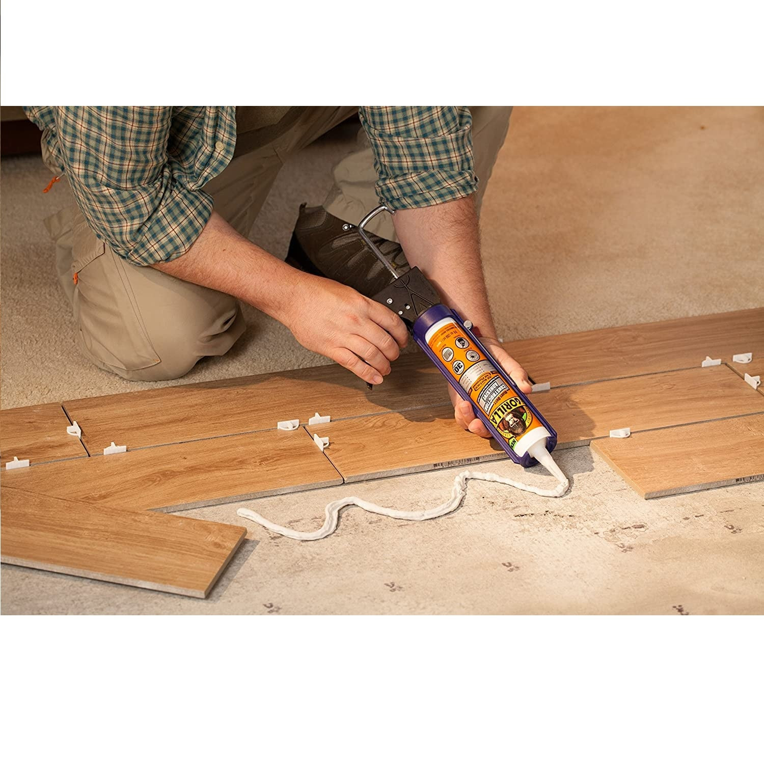 چسب سیلیکون گوریلا مدل 8010003 وزن 200 گرم