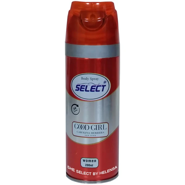 اسپری بدن زنانه شی سلکت بای هلنسا مدل Good girl حجم 200 میلی لیتر