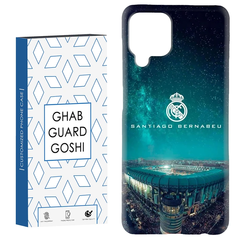 کاور قاب گارد گوشی طرح رئال مادرید کد Dimo-587 مناسب برای گوشی موبایل سامسونگ Galaxy A12 / Galaxy M12