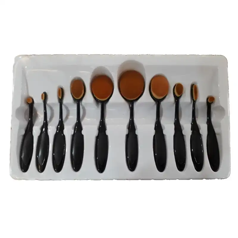 ست براش آرایشی مدل 1002 مجموعه 10 عددی