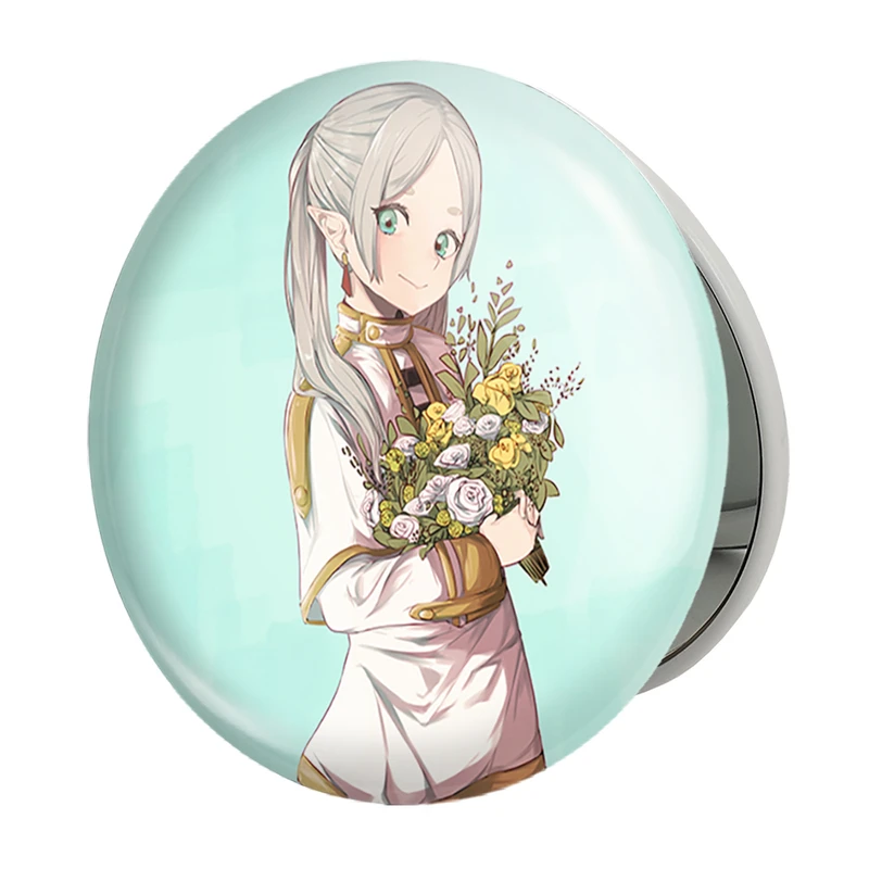 آینه جیبی خندالو طرح انیمه فریرن (Frieren) مدل تاشو کد 33929