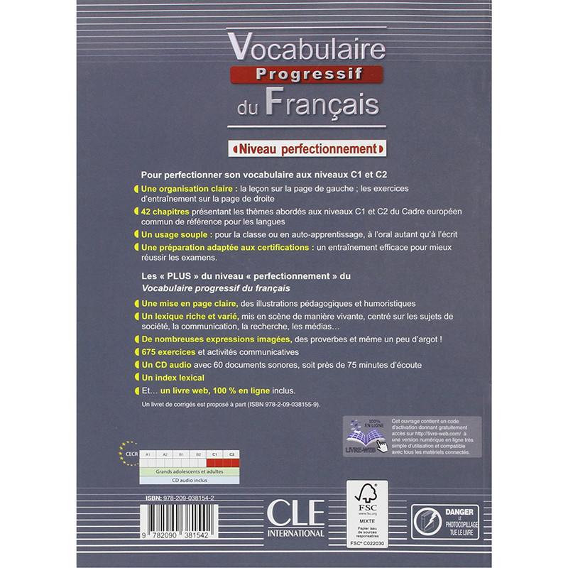 قیمت و خرید کتاب Vocabulaire progressif du francais niveau