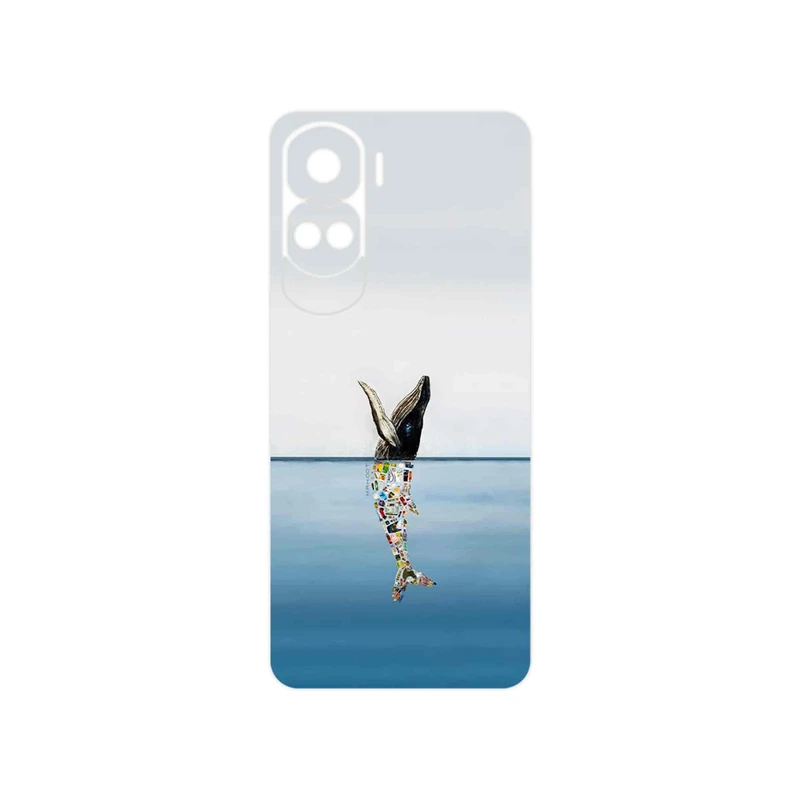 برچسب پوششی ماهوت مدل Collage of Sea Trash مناسب برای گوشی موبایل آنر 90 Lite