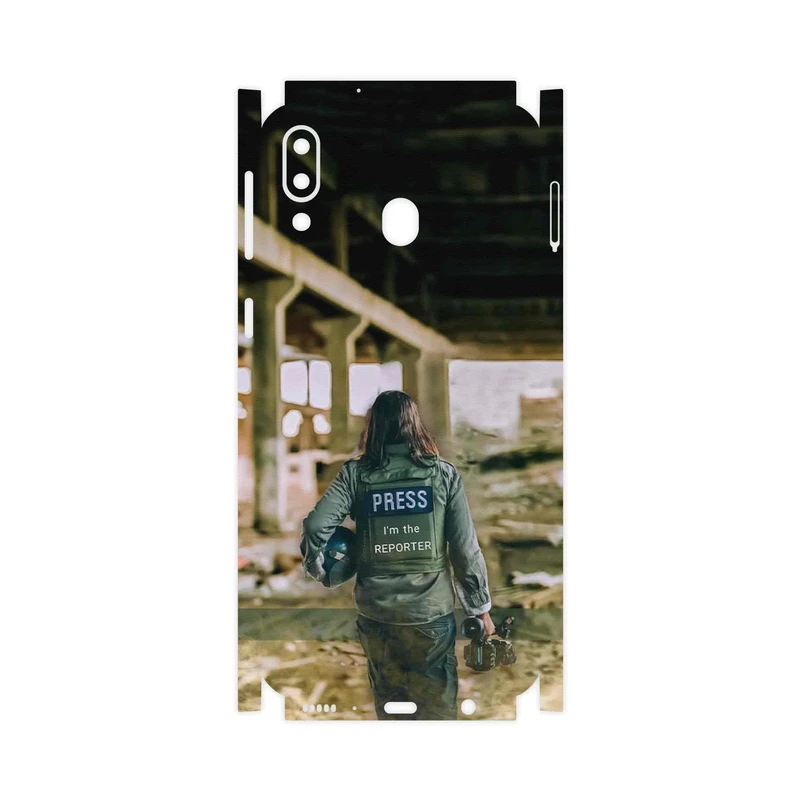 برچسب پوششی ماهوت مدل Reporter-FullSkin مناسب برای گوشی موبایل سامسونگ Galaxy M20